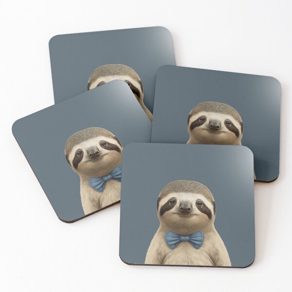 Item preview, Fabulous sloth with bowtie designed and sold by Goofy-designer.