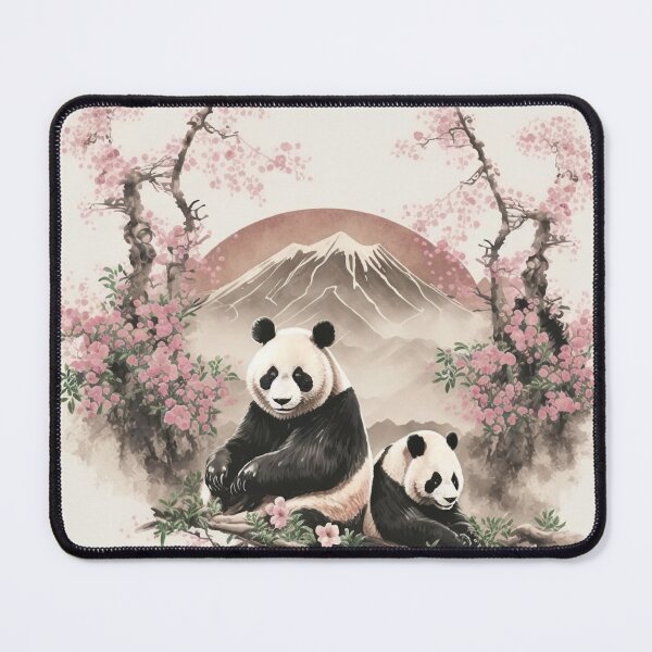 Item preview, Panda Paradise: Cherry Blossoms and Asian Landscapes designed and sold by Goofy-designer.