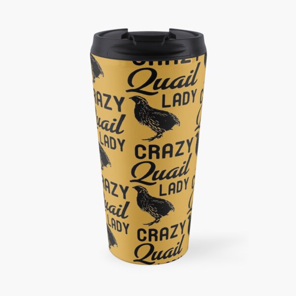 Crazy Quail Lady Travel Mug