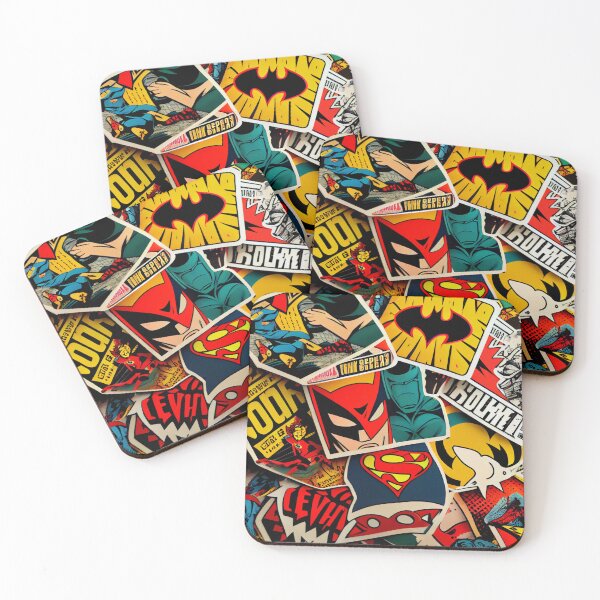 Item preview, Superhero Sprints: Dynamic Comic Book Pattern Design designed and sold by UniqueDesignsC.