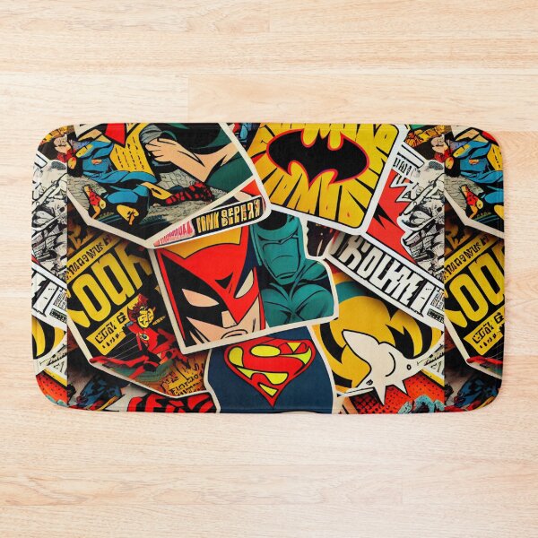 Item preview, Superhero Sprints: Dynamic Comic Book Pattern Design designed and sold by UniqueDesignsC.