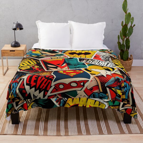 Item preview, Superhero Sprints: Dynamic Comic Book Pattern Design designed and sold by UniqueDesignsC.