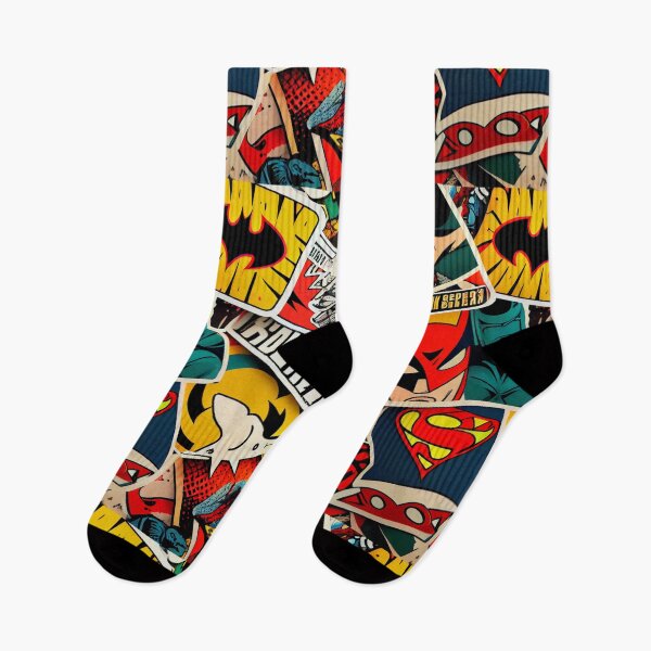 Item preview, Superhero Sprints: Dynamic Comic Book Pattern Design designed and sold by UniqueDesignsC.
