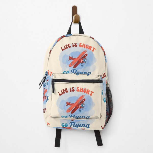 Item preview, Life Is Short, Go Flying designed and sold by SpicyAviator.