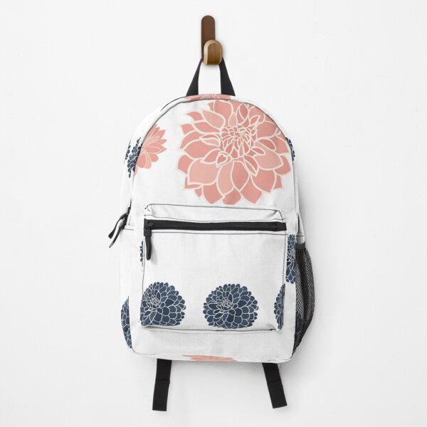 Item preview, Pink & Blue Dahlia Stripes designed and sold by MochaMeli.