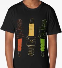 Spark Plugs Traffic Light Colours Long T-Shirt