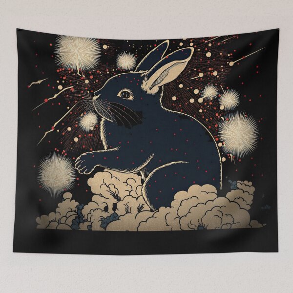 Item preview, Chinese New Year - Year of the Rabbit v2 (no text) designed and sold by ai-datamancer.