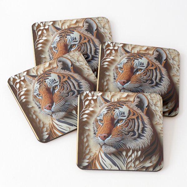 Item preview, Quilling Animal Tiger Paper  cut Style designed and sold by PhiloSophyEye.