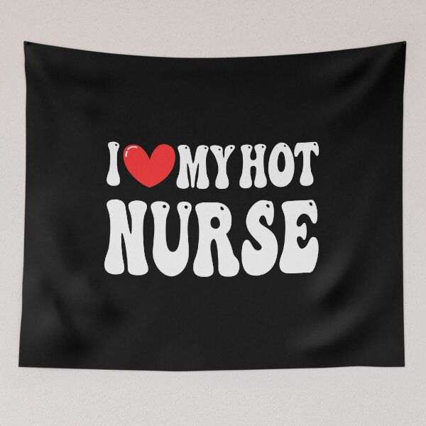 Item preview, I Love My Hot Nurse Wife I Heart My Girlfriend heart of Valentine's Day designed and sold by CoolCreative.