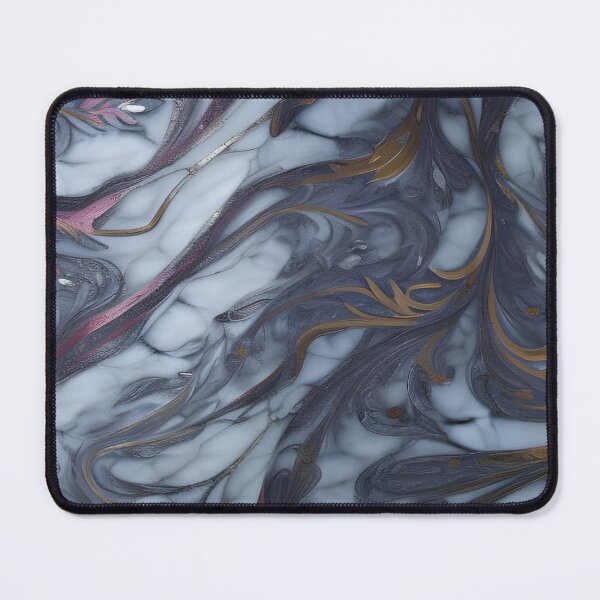 Item preview, Silver Abstract art with Gold and Purple Plants designed and sold by MIGSZ.