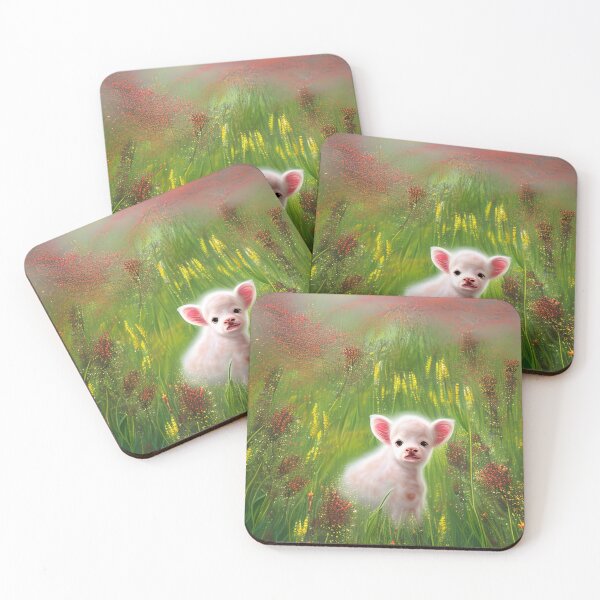 Item preview, Ternero adorable en Prado designed and sold by Poetic Patterns Studio.