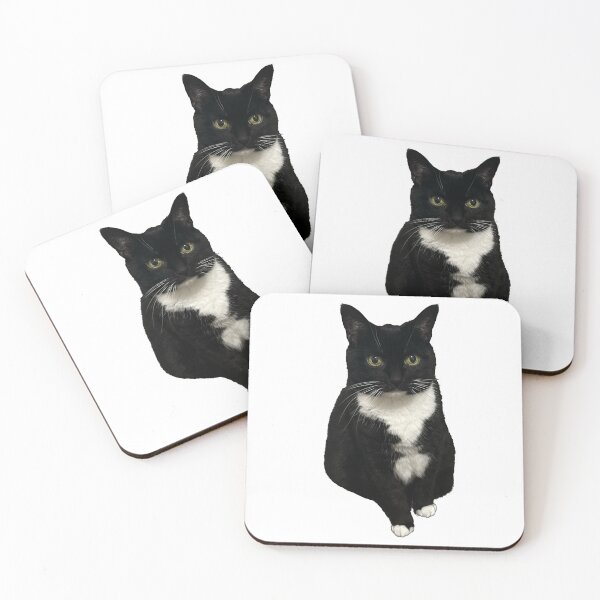 Item preview, Black White Tuxedo Cat designed and sold by UchihaIndustry.