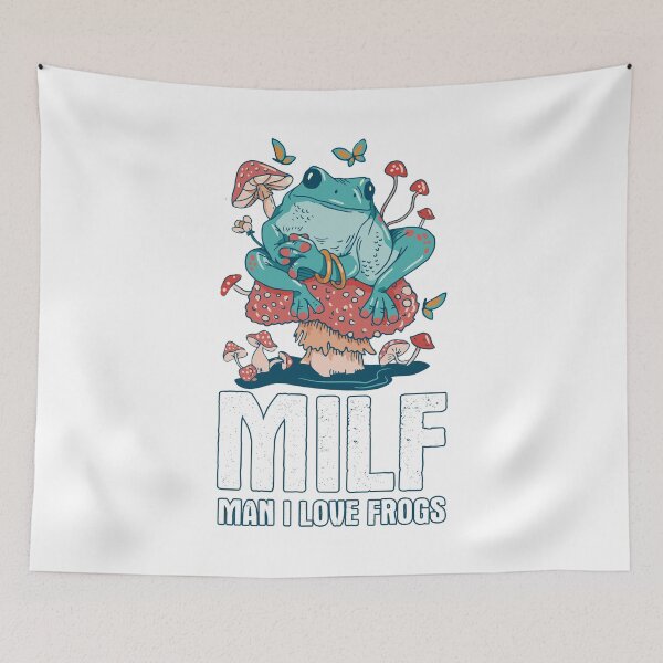 Item preview, Milf Man I Love Frogs designed and sold by jie lin.