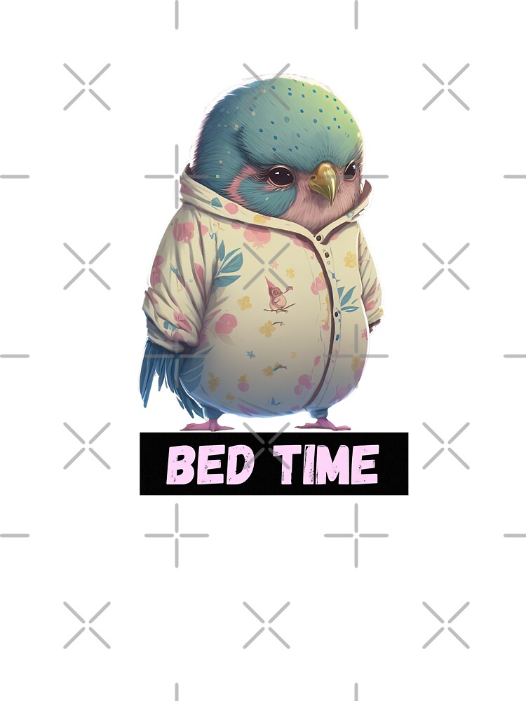 Cute anime bear ready for bedtime wearing pyjamas sleeping cute animal  pajamas Poster for Sale by AnimalArtPhotos