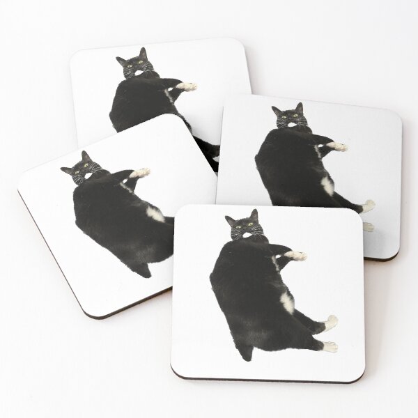Item preview, Black White Tuxedo Cat 3 designed and sold by UchihaIndustry.