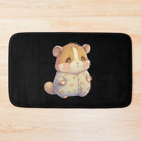 Item preview, Cute hamster wearing pajamas ready for bed time sleeping cute animal pyjamas designed and sold by AnimalArtPhotos.
