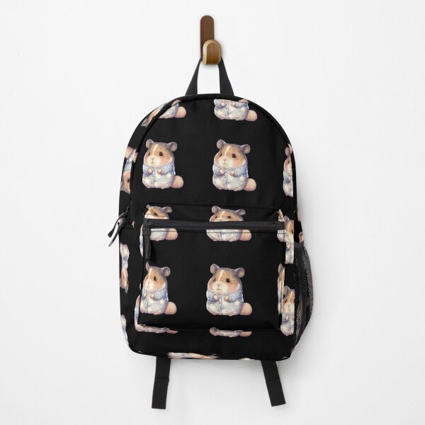 Item preview, Hamster wearing pajamas ready for bed time sleeping cute animal pyjamas designed and sold by AnimalArtPhotos.