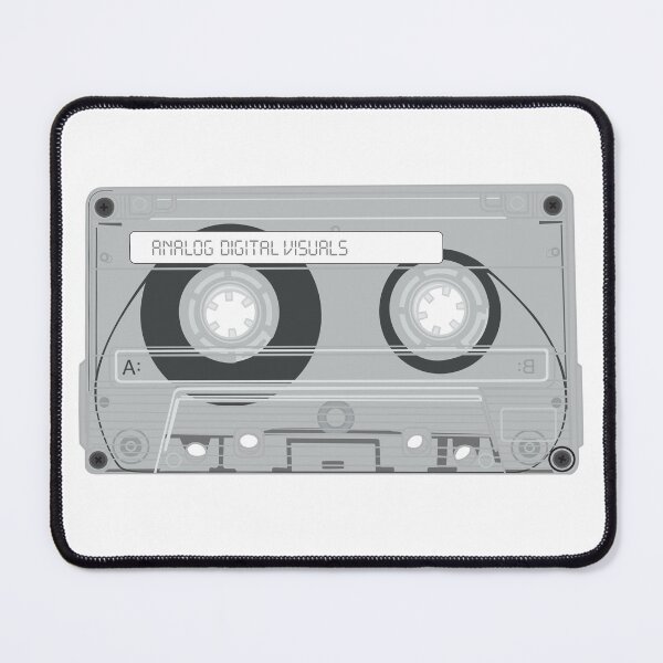 Item preview, Cassette Tape Graphic (Gray Colorway) Analog / Music designed and sold by analogdigitalvz.
