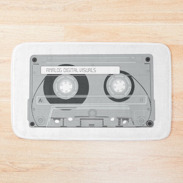Item preview, Cassette Tape Graphic (Gray Colorway) Analog / Music designed and sold by analogdigitalvz.