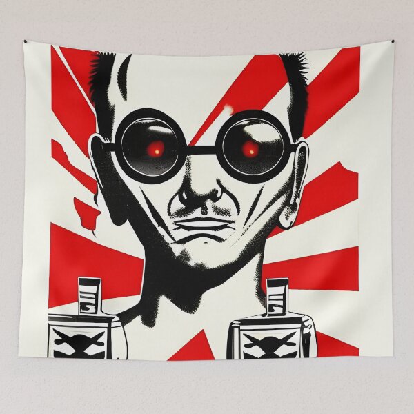 Item preview, Abstract retro punk propaganda designed and sold by Dalive.