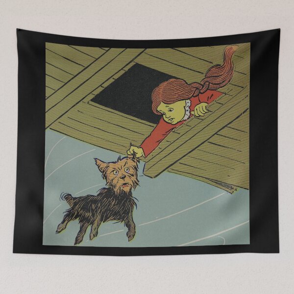 Item preview, Wizard Of Oz Dorothy & Toto By William Wallace Denslow 1900 designed and sold by DreamSwiftly.