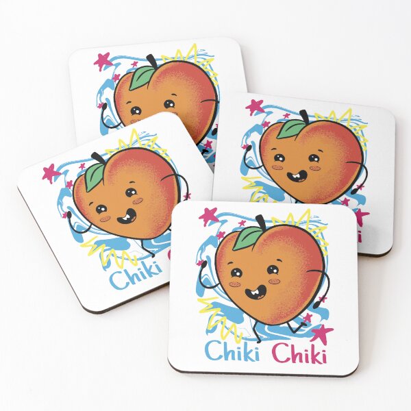 Item preview, Chiki Chiki Peach - White designed and sold by ZoomTaDesign.