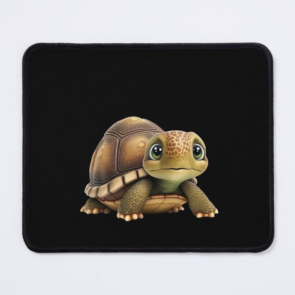 Item preview, Cute pet turtle tortoise adorable animal cartoon style designed and sold by AnimalArtPhotos.