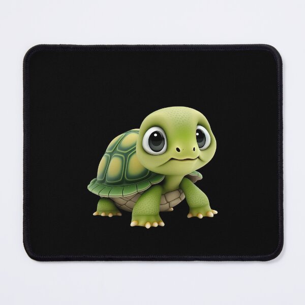 Item preview, Adorable turtle cute pet tortoise animal cartoon style designed and sold by AnimalArtPhotos.