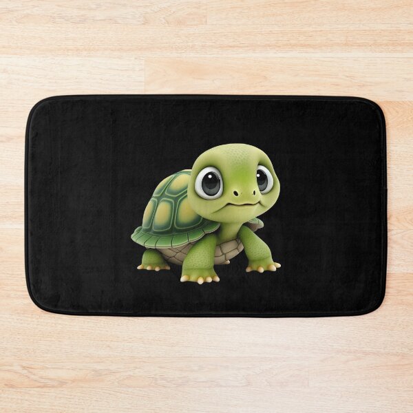 Item preview, Adorable turtle cute pet tortoise animal cartoon style designed and sold by AnimalArtPhotos.