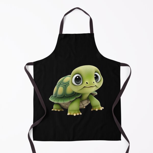 Item preview, Adorable turtle cute pet tortoise animal cartoon style designed and sold by AnimalArtPhotos.