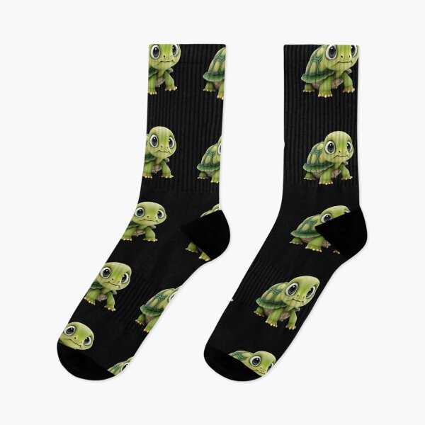 Item preview, Adorable turtle cute pet tortoise animal cartoon style designed and sold by AnimalArtPhotos.