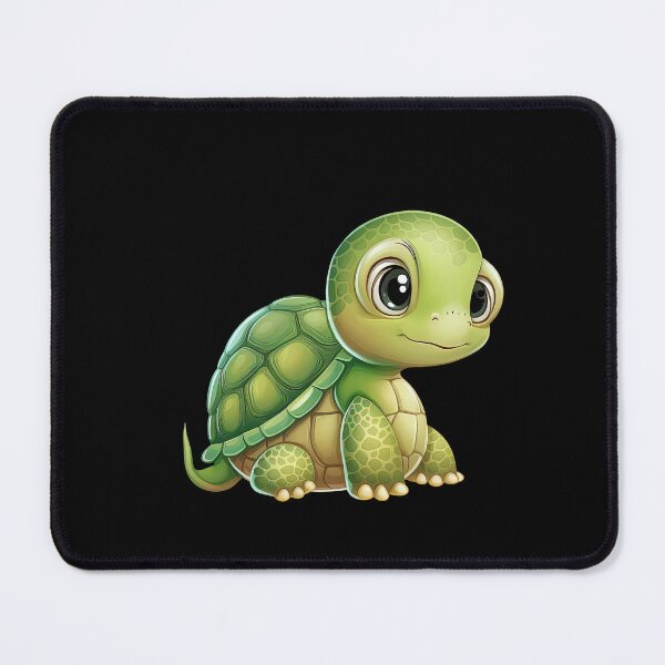 Item preview, Cutest turtle cute pet tortoise animal cartoon style designed and sold by AnimalArtPhotos.