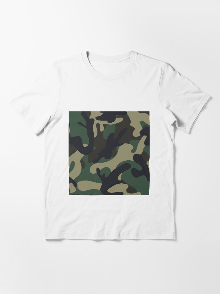 Camo Seamless T-Shirt, Dark Green