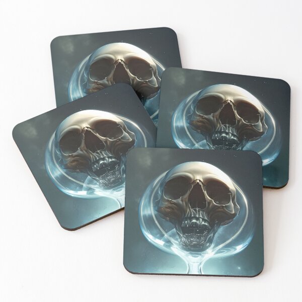 Item preview, Glass Bubble Skull designed and sold by HelenHollywood.