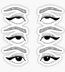 Eye Rolling Club Sticker