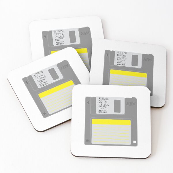 Item preview, Retro Computer Tech Floppy Disk Graphic (Gray Colorway) Analog/ Computer designed and sold by analogdigitalvz.