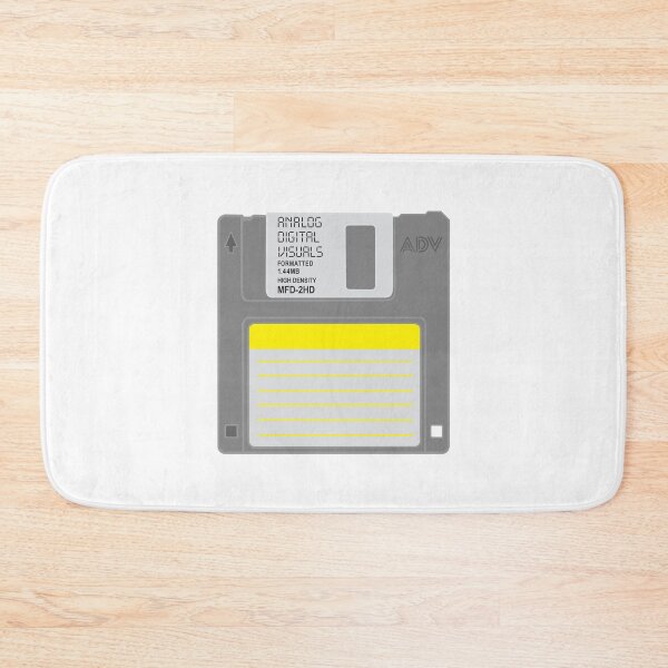 Item preview, Retro Computer Tech Floppy Disk Graphic (Gray Colorway) Analog/ Computer designed and sold by analogdigitalvz.
