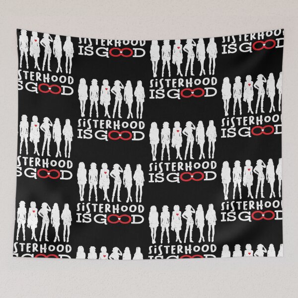 Item preview, Sisterhood Is Good Galentines Womens Valentines Day designed and sold by GravitiTees.