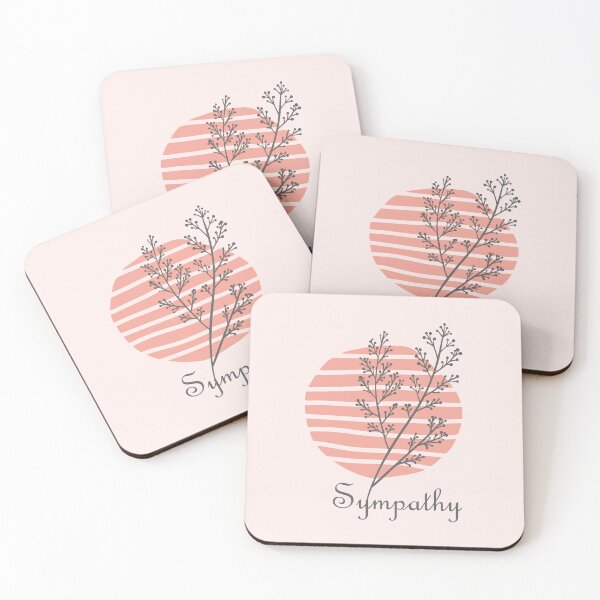 Item preview, Sympathy Hand Drawn Minimal, inspirational meanings designed and sold by Targeted Inspire.