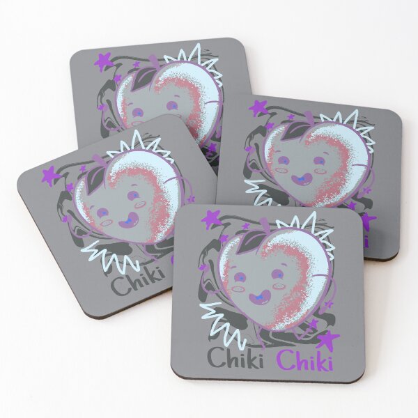 Item preview, Chiki Chiki Peach - Grey designed and sold by ZoomTaDesign.