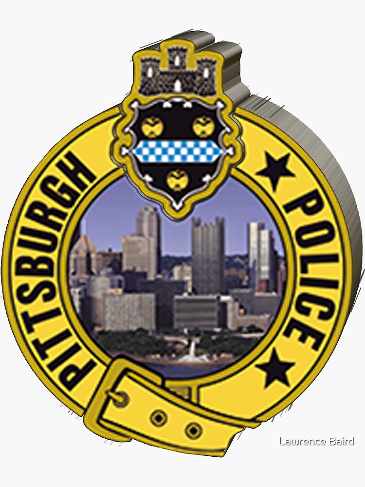 “Pittsburgh Police” Sticker for Sale by lawrencebaird | Redbubble