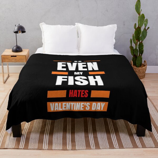 Item preview, Even My Fish Hates Valentines Day designed and sold by Itsheartshop.