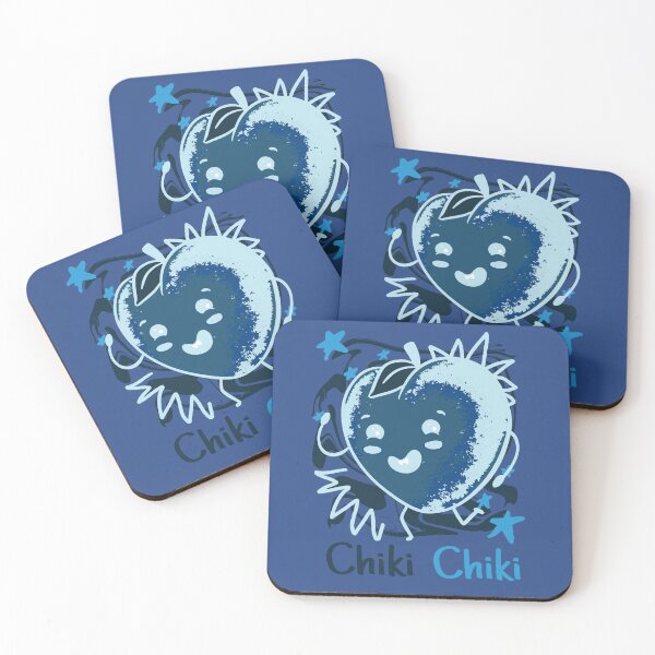 Item preview, Chiki Chiki Peach - Blue designed and sold by ZoomTaDesign.