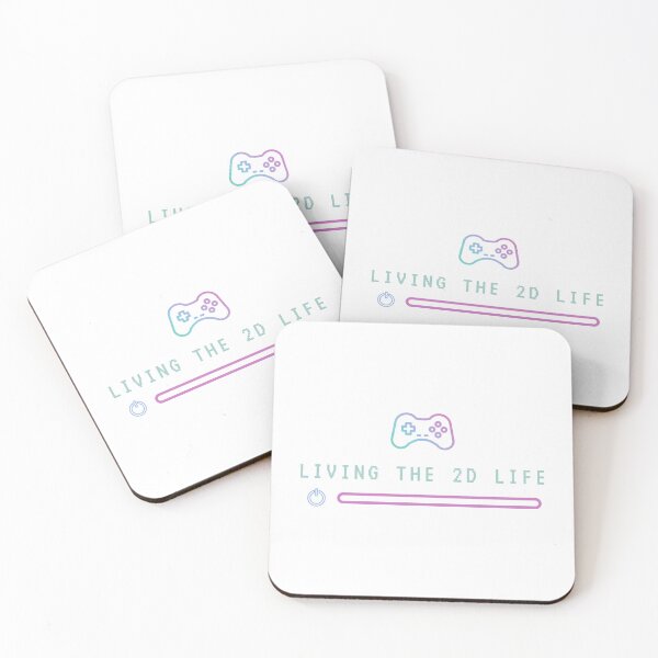 Item preview, Living the 2D life  designed and sold by DoodlesnPoodles.