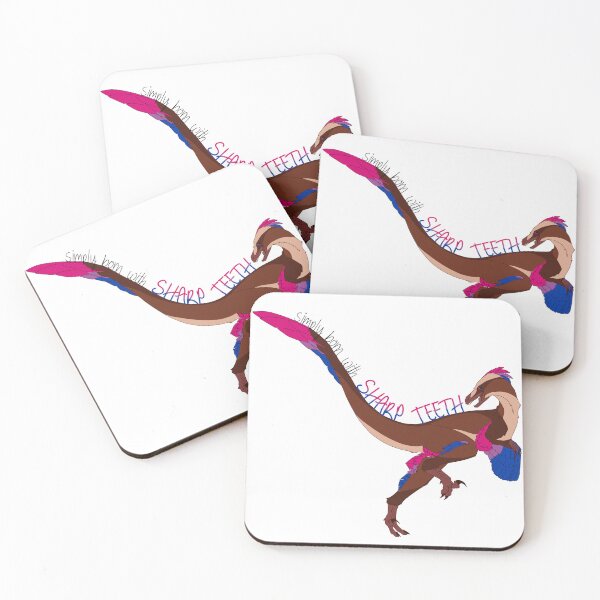 Item preview, Bi Pride Dinosaur Velociraptor  designed and sold by winter-wren.