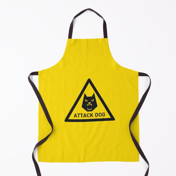 Item preview, Attack Dog Pet Safety Warning Sign Triangle With Text designed and sold by VoodooCircus.