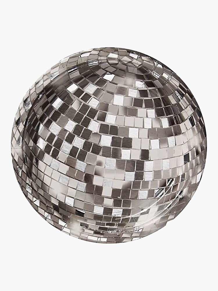 Disco Ball / Mirror Ball Glitter (Gold, PNG)' Two-Tone Mug