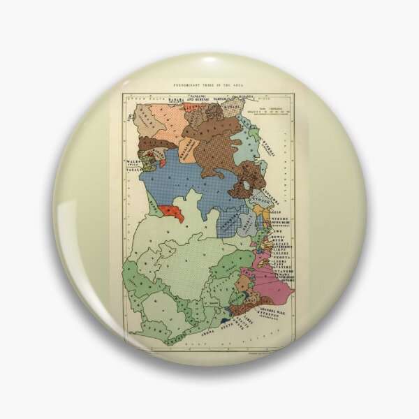 Item preview, Tribes and Nations of Ghana Map designed and sold by sourceoflife.