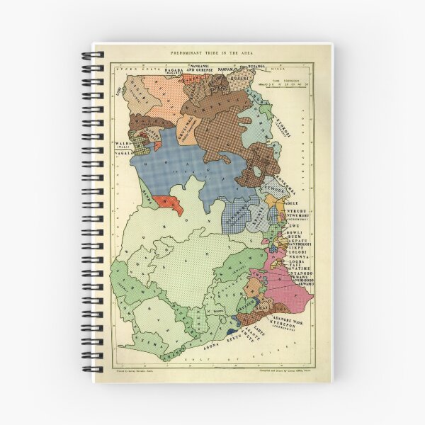 Item preview, Tribes and Nations of Ghana Map designed and sold by sourceoflife.