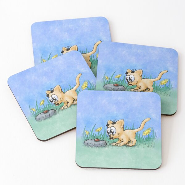 Item preview, Explorer - Happy Kittens Cat Drawing  designed and sold by TomsZoo.